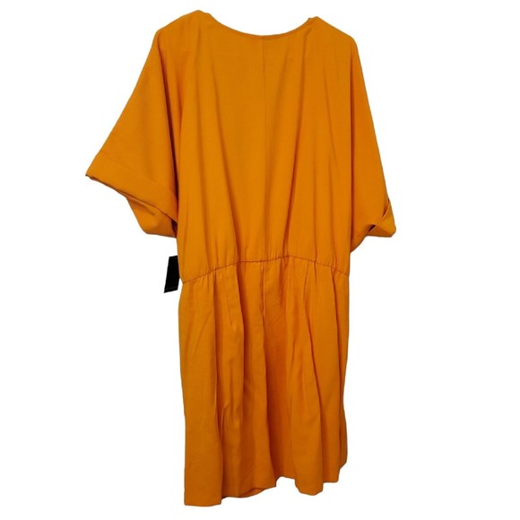 Eloquii Orange Wrap Jumpsuit - Picture 3 of 11